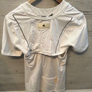 Adidas Stella McCartney White Ladies Active Tank with Shrug